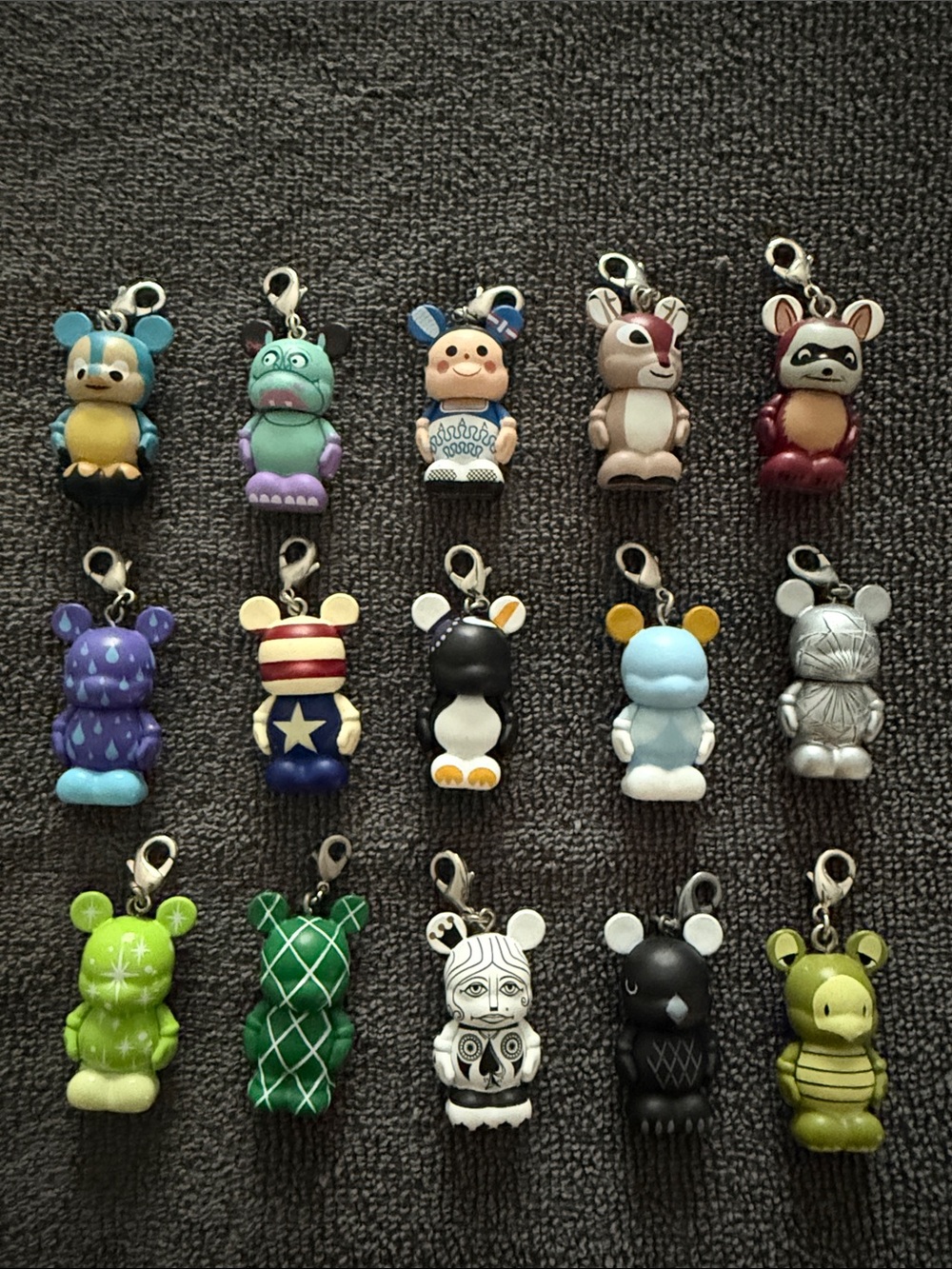Disney Miniature Vinylmations - Assorted - Birds, Turtle, Racoon, USA